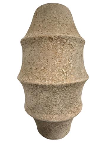 Vaas vince 30 x 50 cm crème/koper