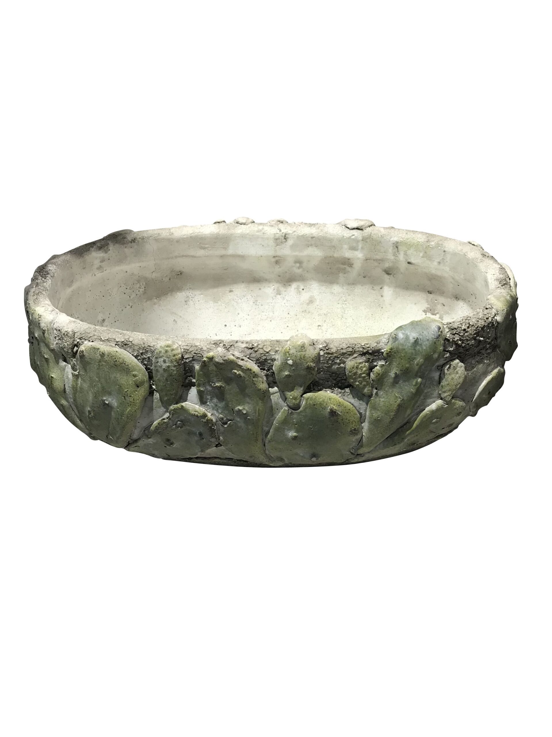 Pot cactus 34.5 x 20.5 x 13 cm groen