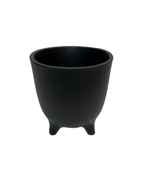 tulp pot small 19 x 21 cm mat zwart