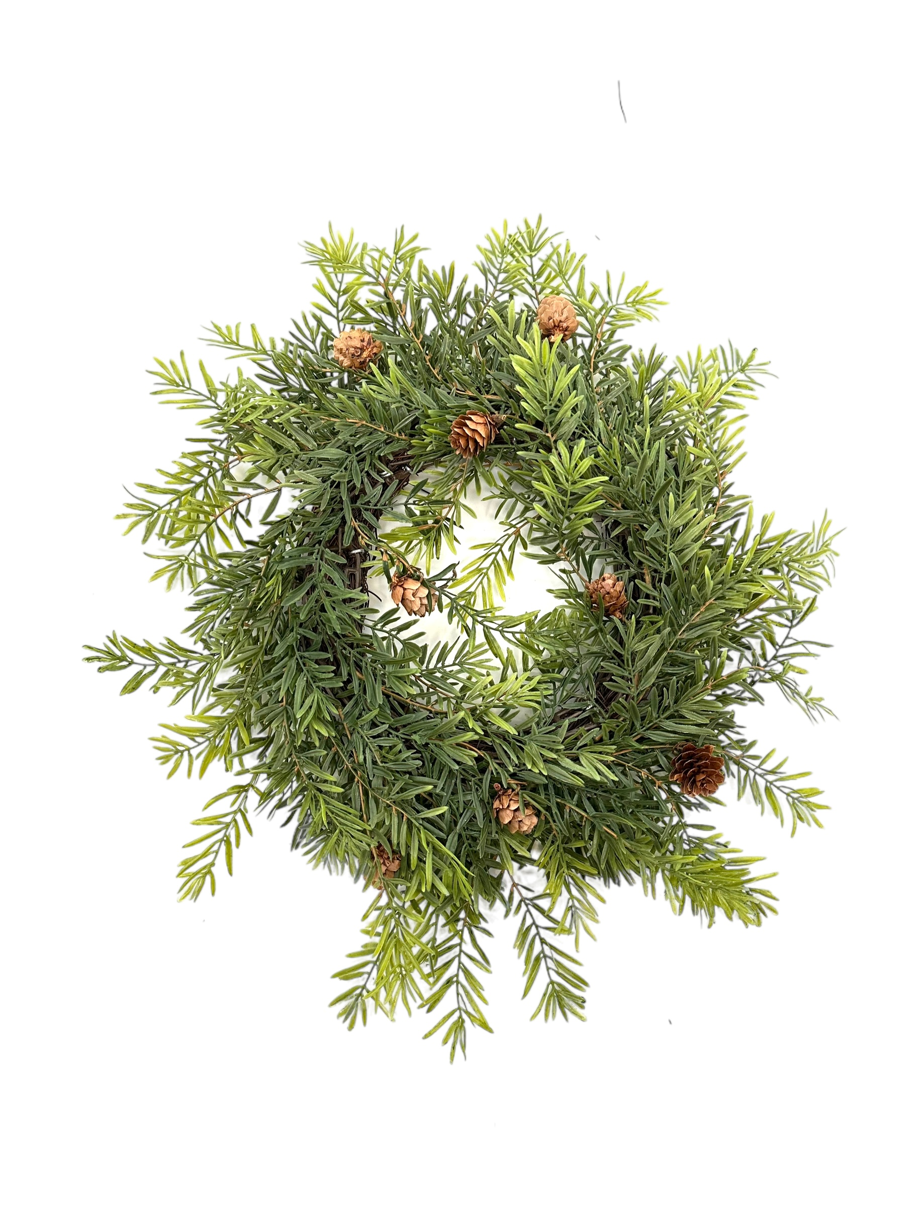 Kerst krans den fijn w/apple 35 cm groen