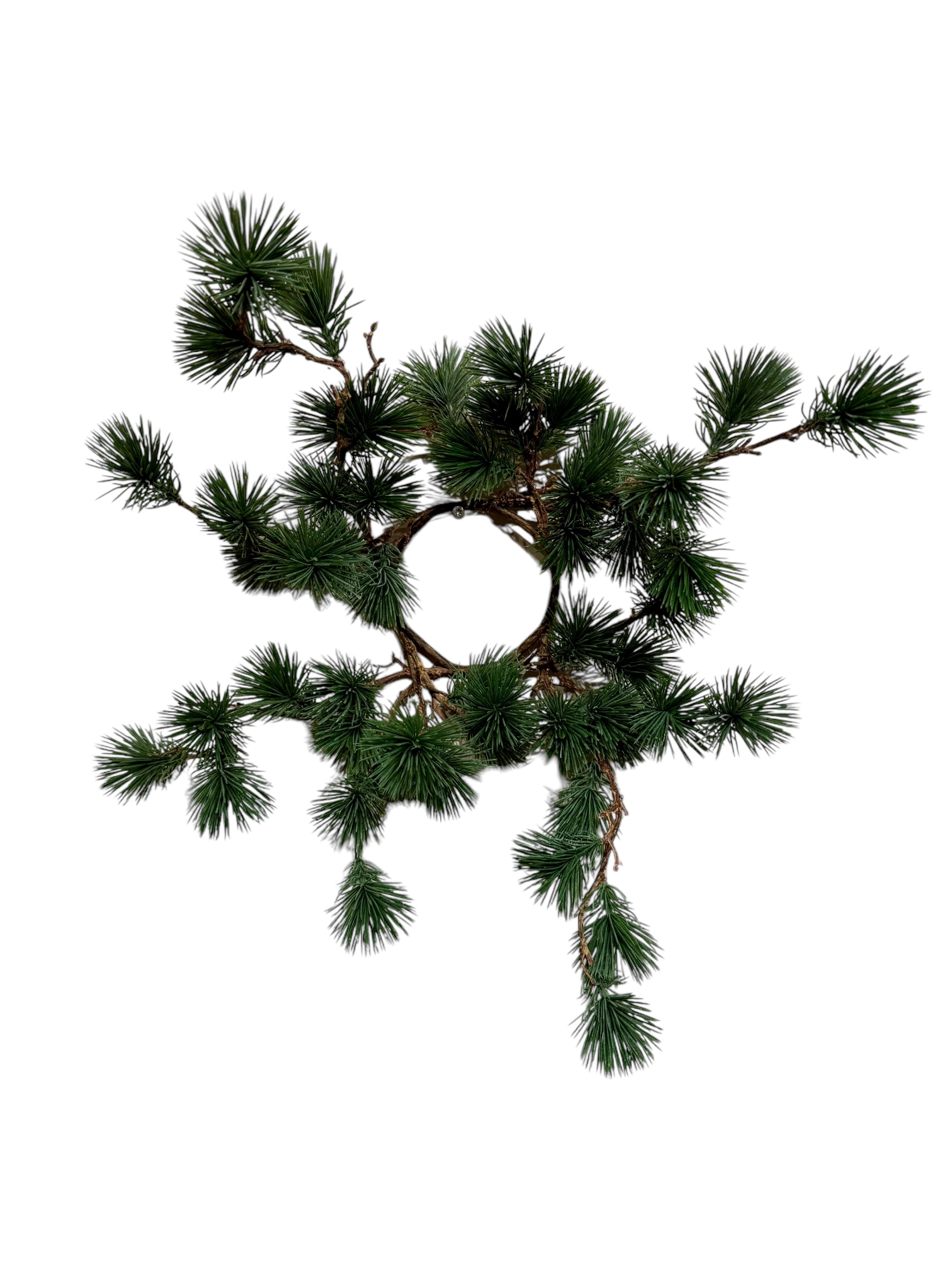 ceder krans 18 cm grey