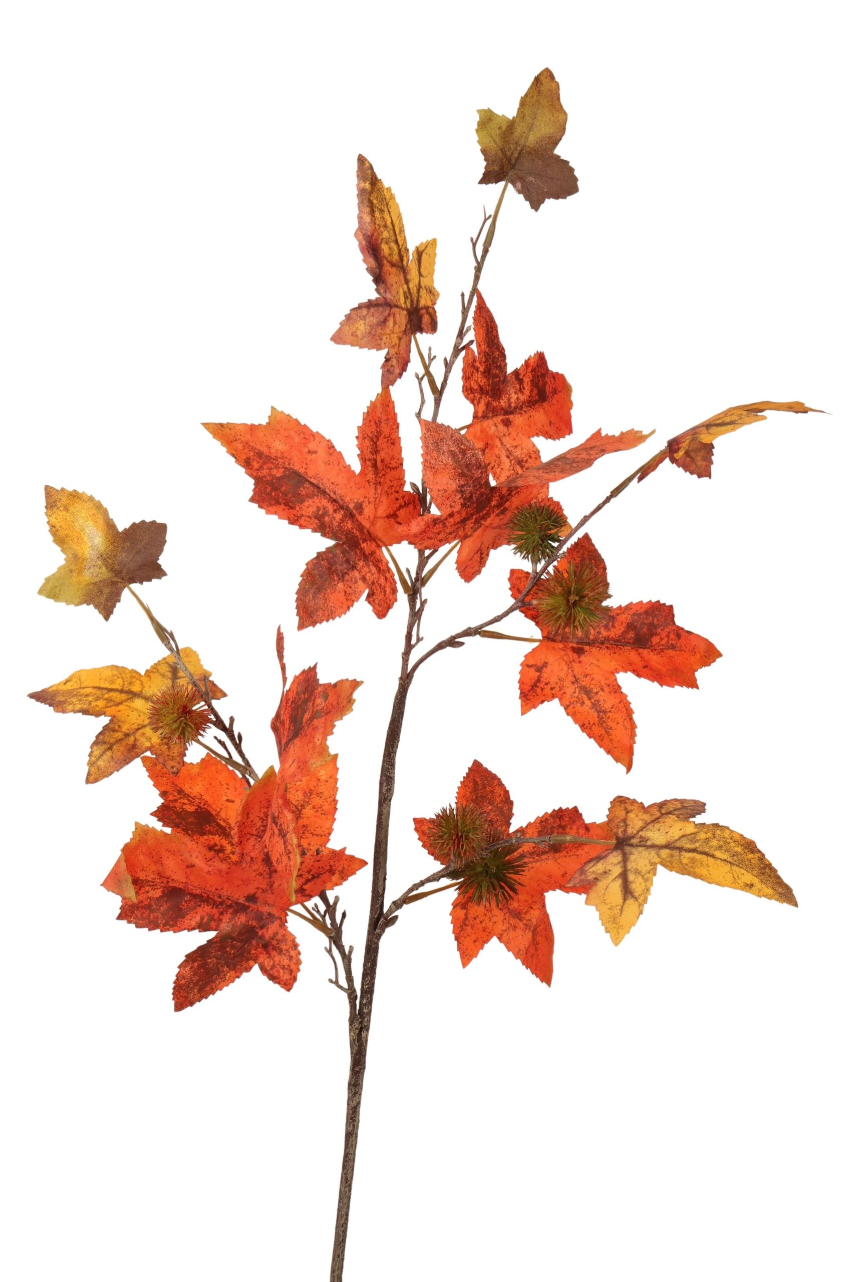 Esdoorn blad tak 73 cm geel/oranje