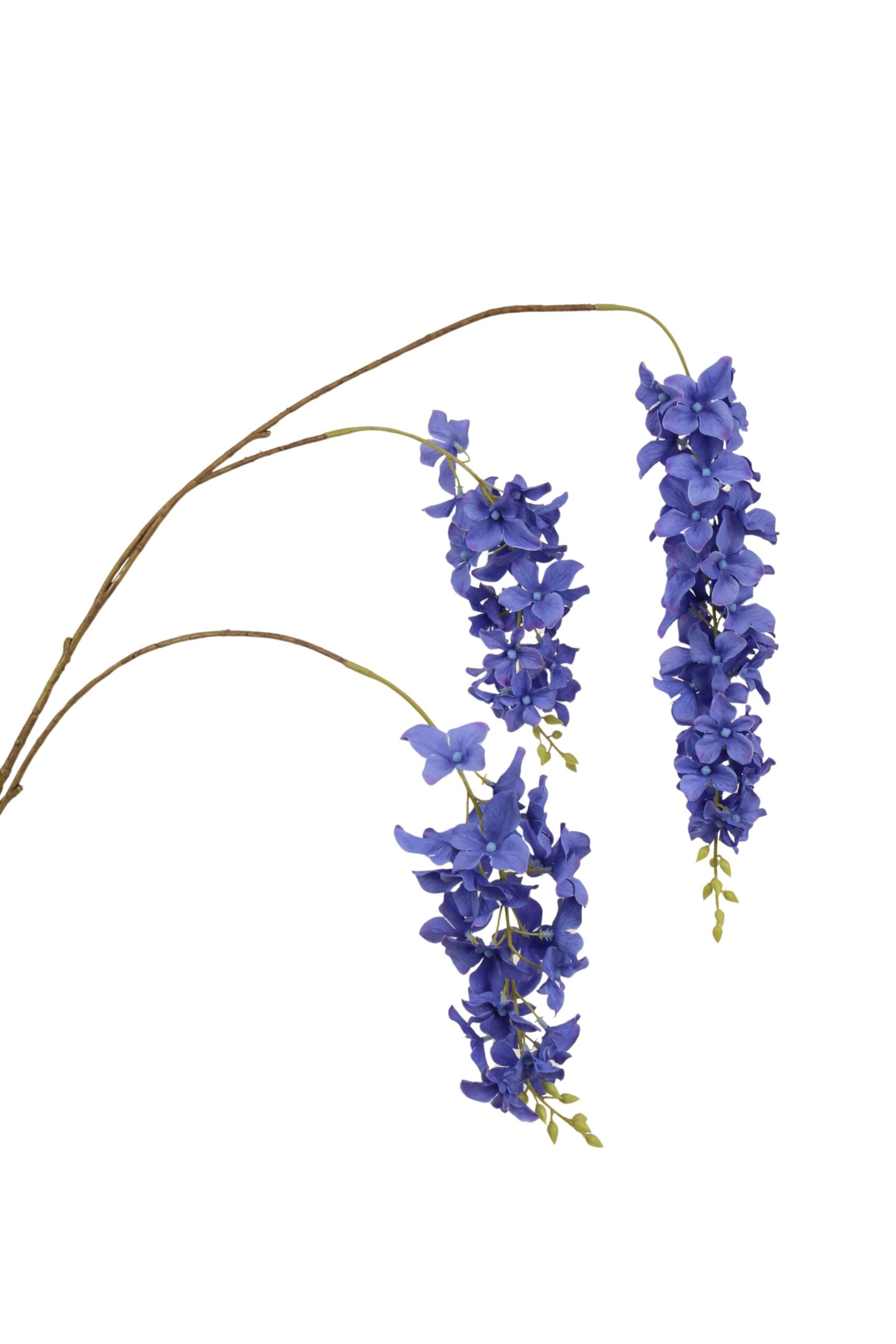 Wisteria tak x 3 110 cm blauw