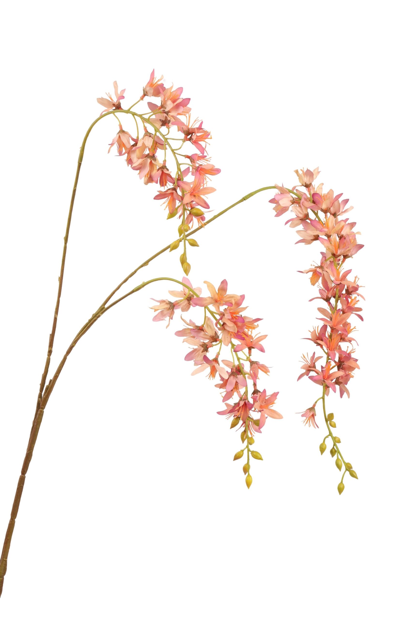 wisteria spray x 3 120 cm pink