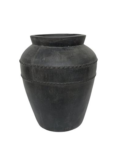 Pot maseru klein 27 x 27 cm loodgrijs