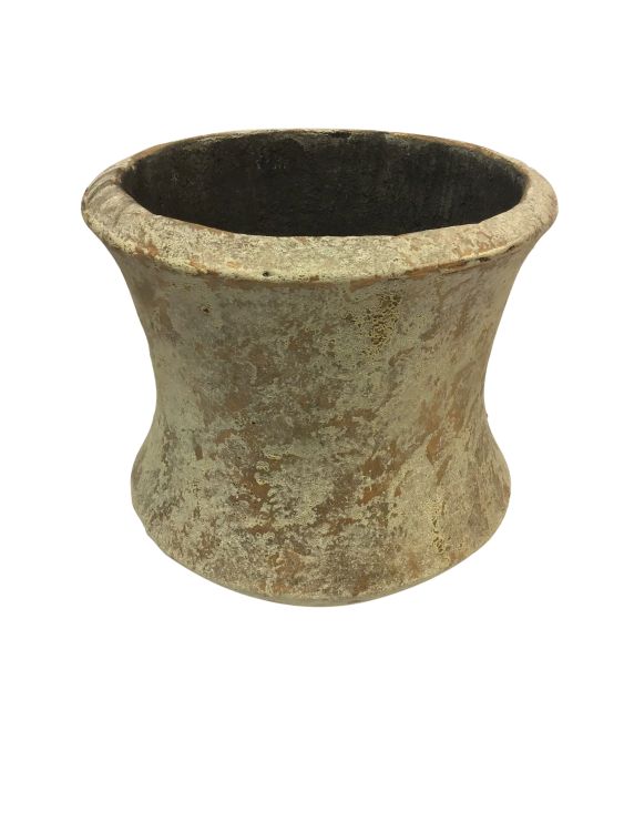 Pot ballarat klein 21 x 21 cm crème/koper