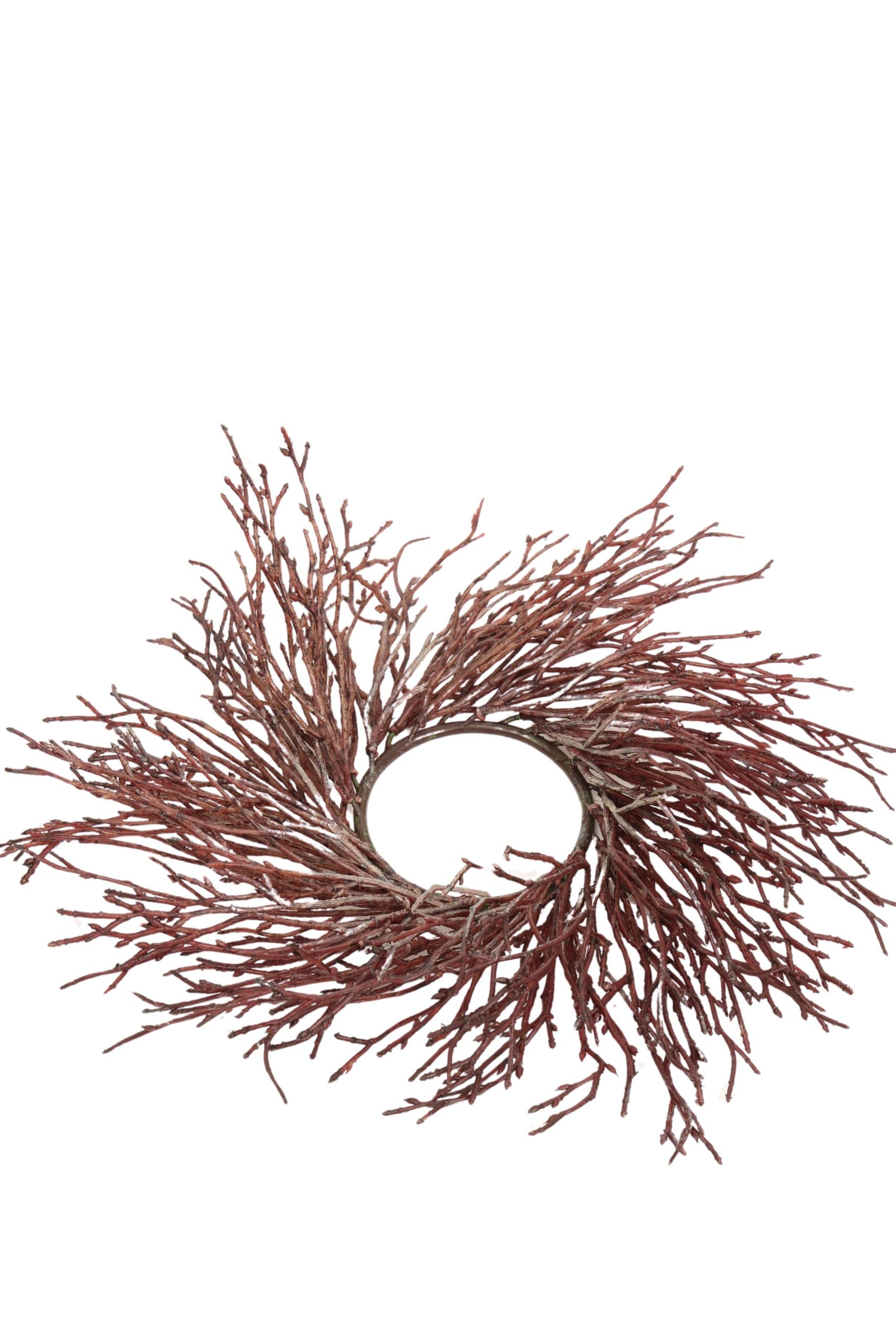 Hout krans 39 cm bruin