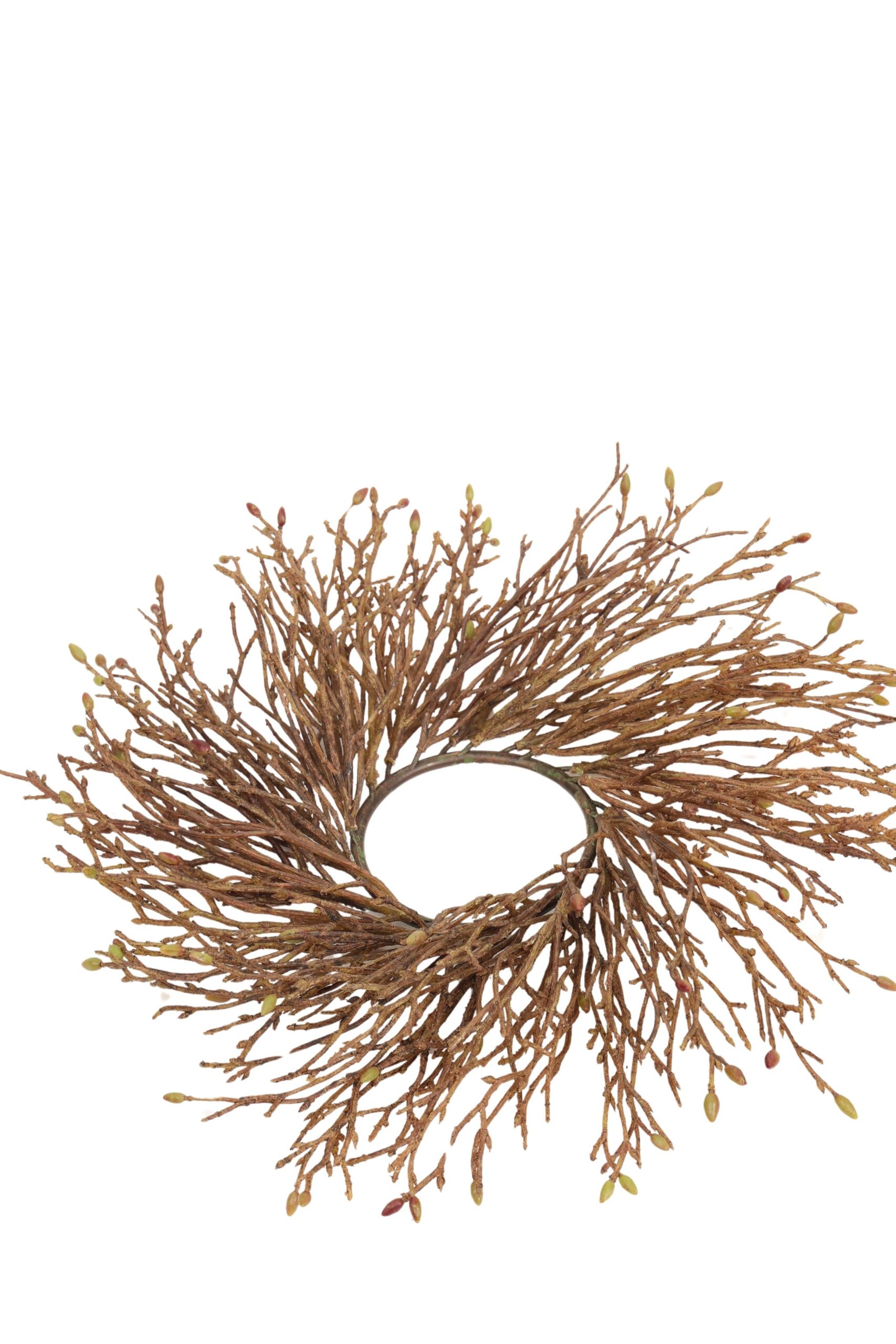 Gagel krans 35 cm bruin